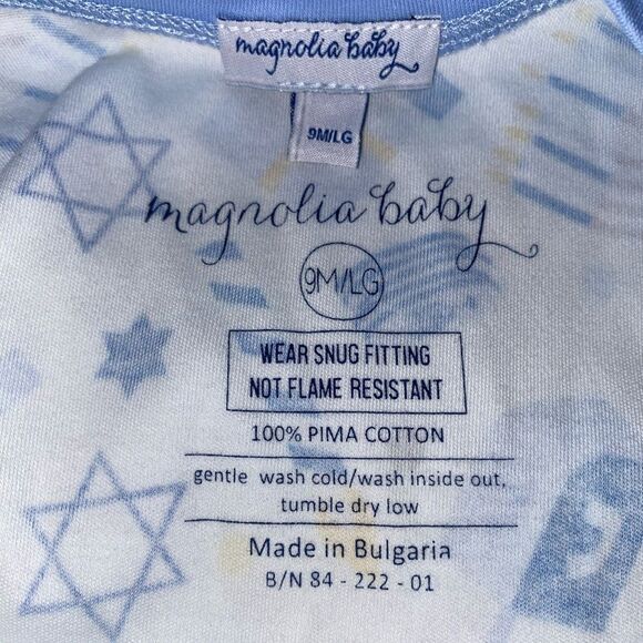 *NWOT* Magnolia Baby 9M Hanukkah Zippy - Picture 4 of 4